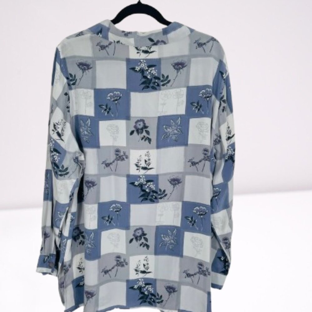 Silk Lore By Beth Terrell Silk Patchwork Floral S… - image 6